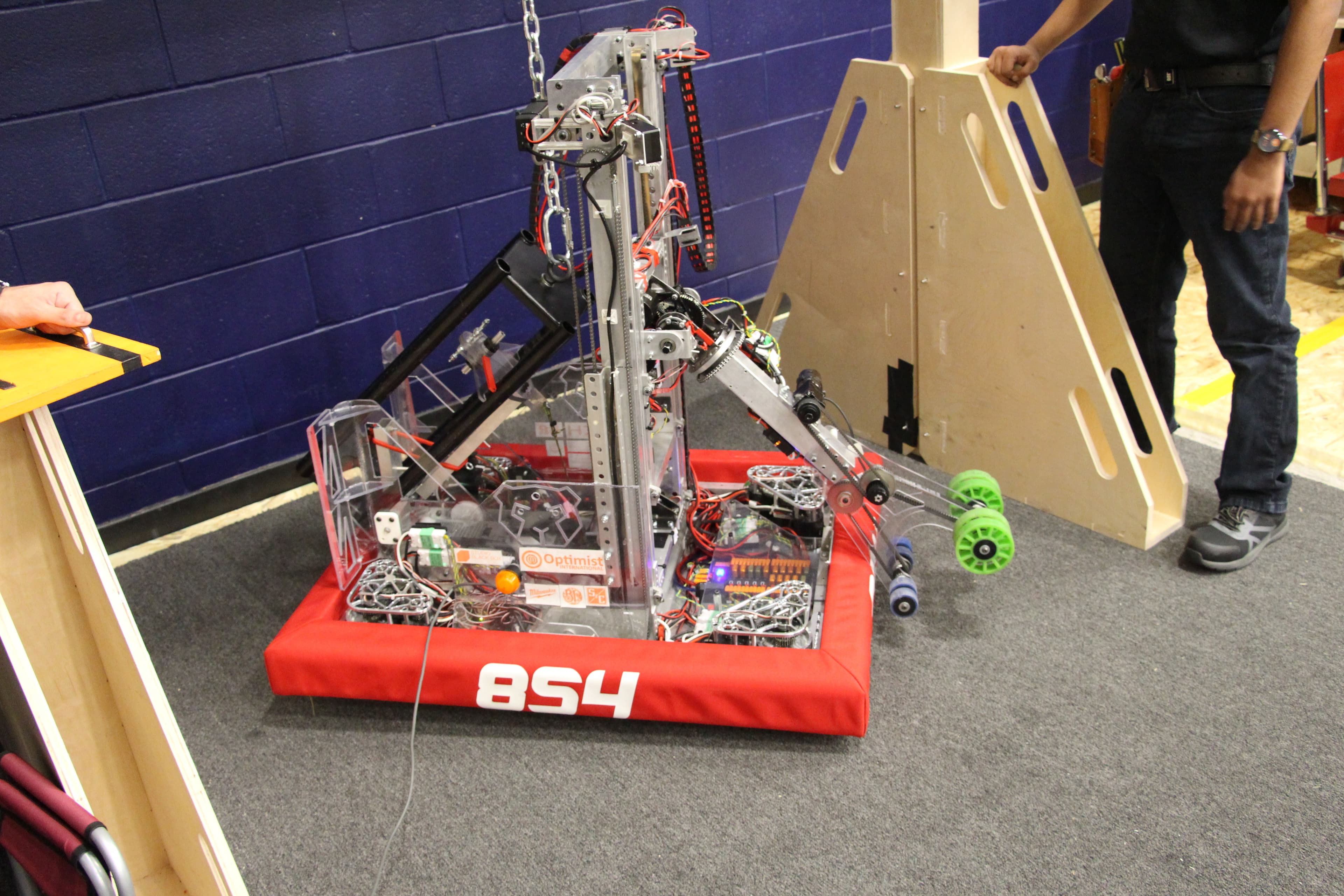 Team 854 robot from the 2025 REEFSCAPE season