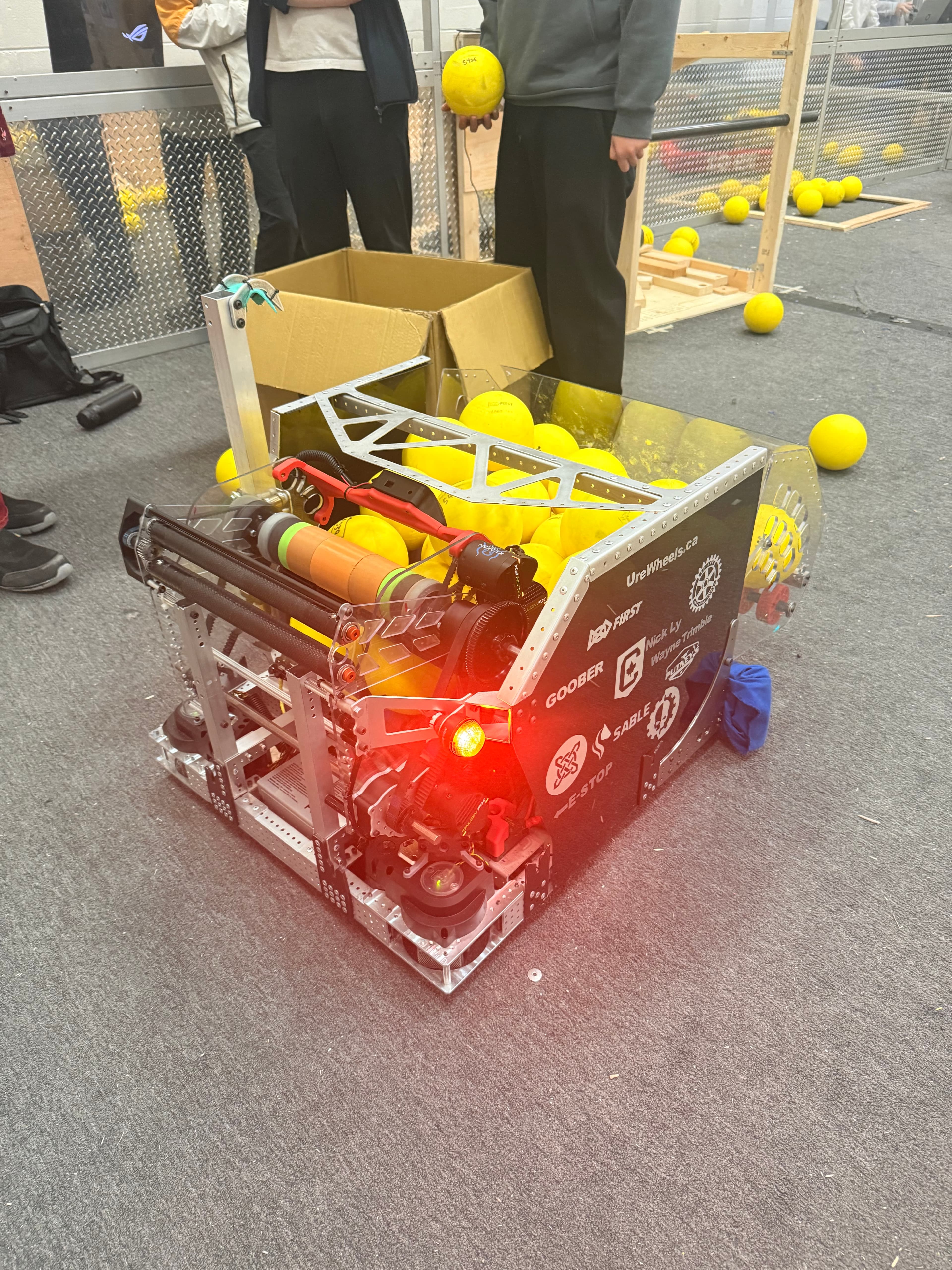 Team 9062 robot from the 2026 REBUILT season